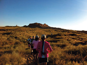 Courtesy photo  The Eighth Annual Paatuwaqatsi "Water is Life" run, founded by traditional Hopi elder Bucky Preston, will take place in the heart of Hopi country in September and will pass through the ancient village of Walpi. The 30-mile run is open to the public and is limited to 100 runners.
